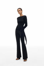 Mid-Rise Flare Pants