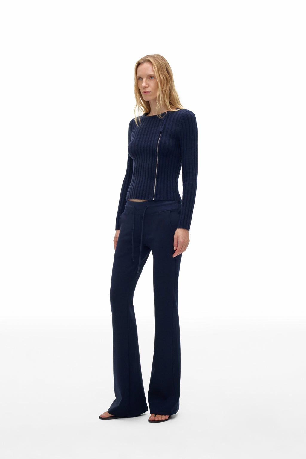 Mid-Rise Flare Pants