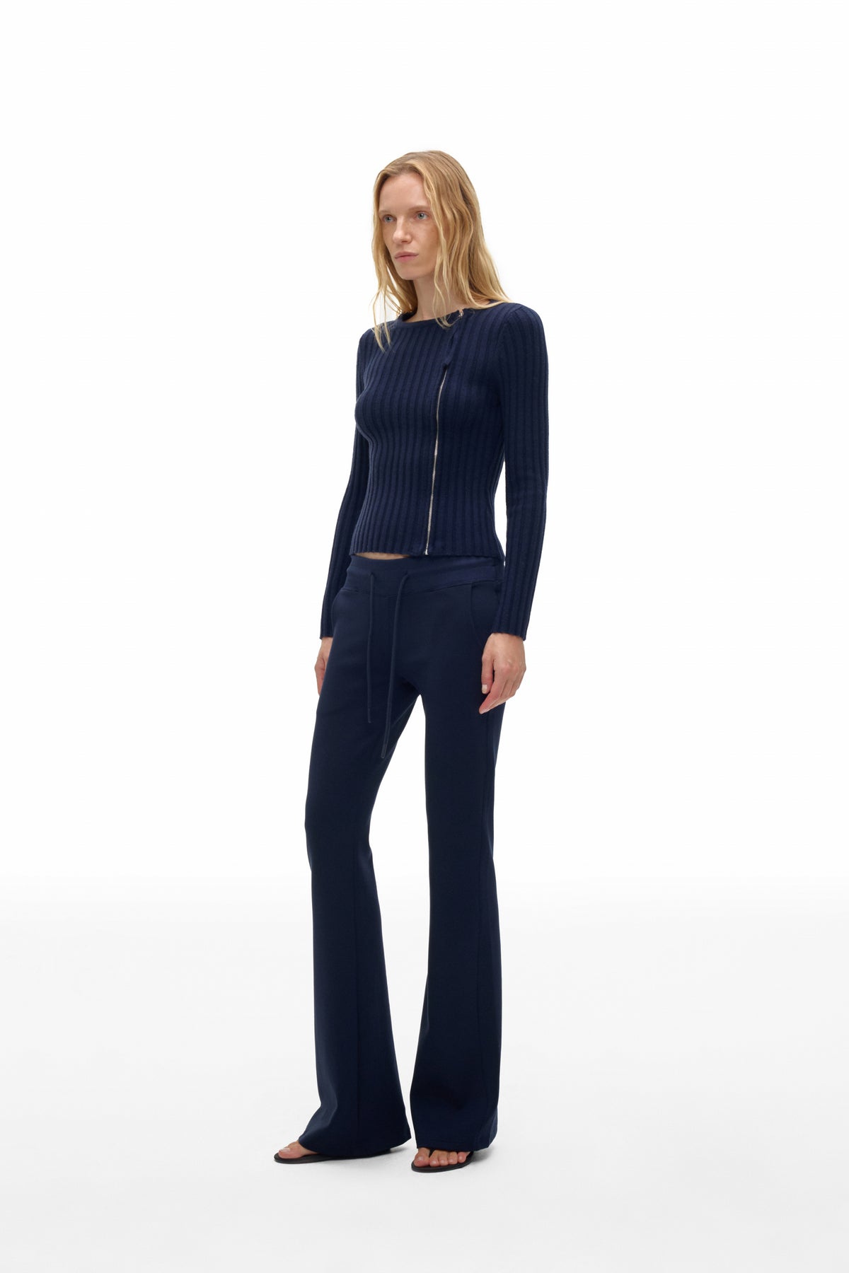 Mid-Rise Flare Pants