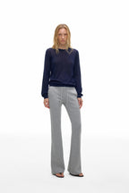 Mid-Rise Flare Pants