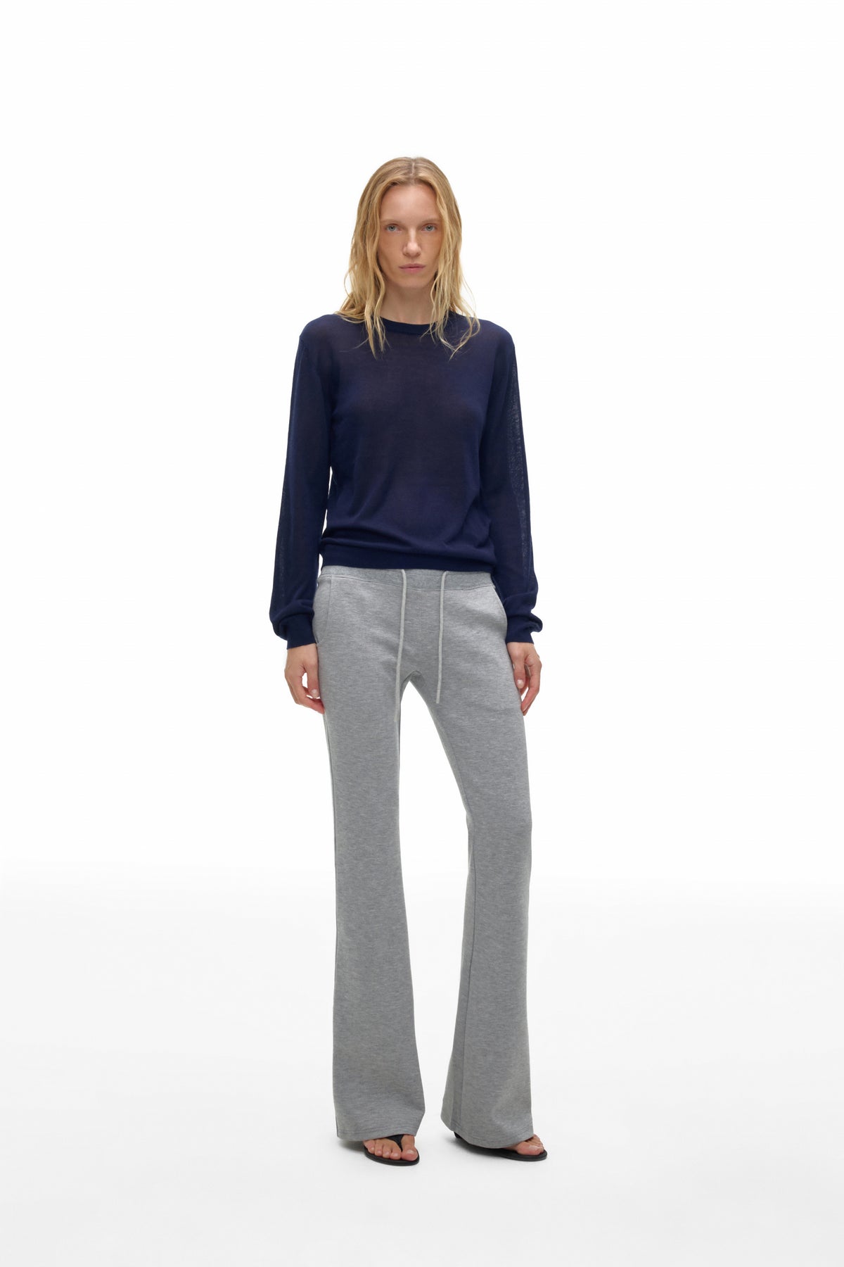 Mid-Rise Flare Pants