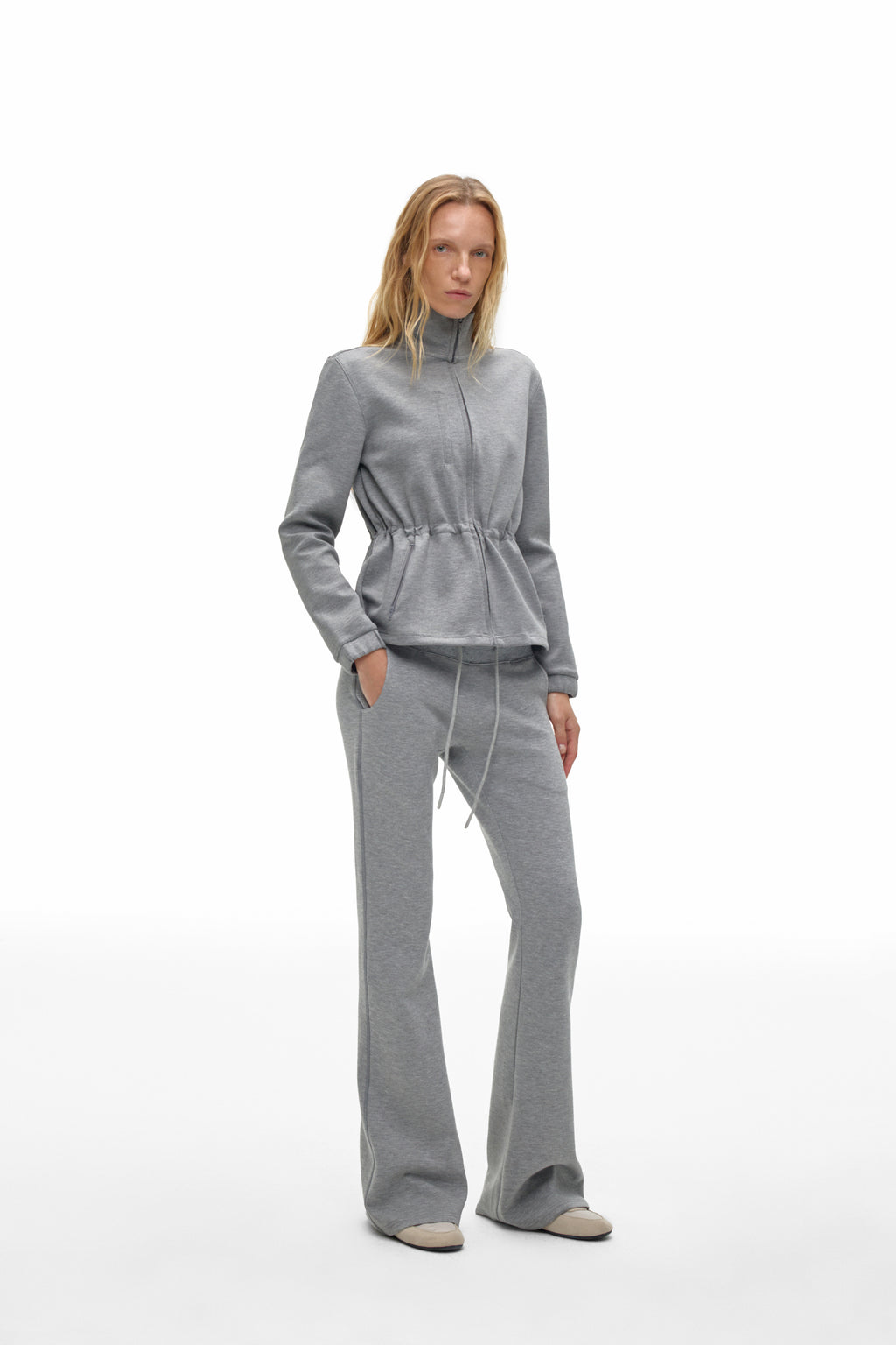 Mid-Rise Flare Pants