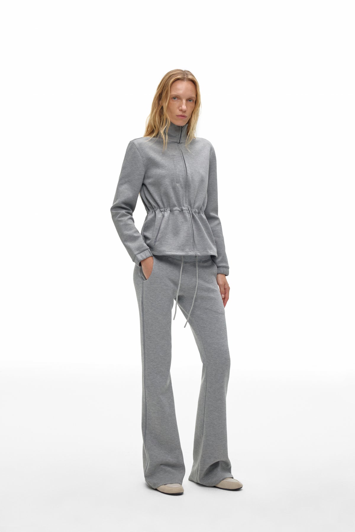 Mid-Rise Flare Pants