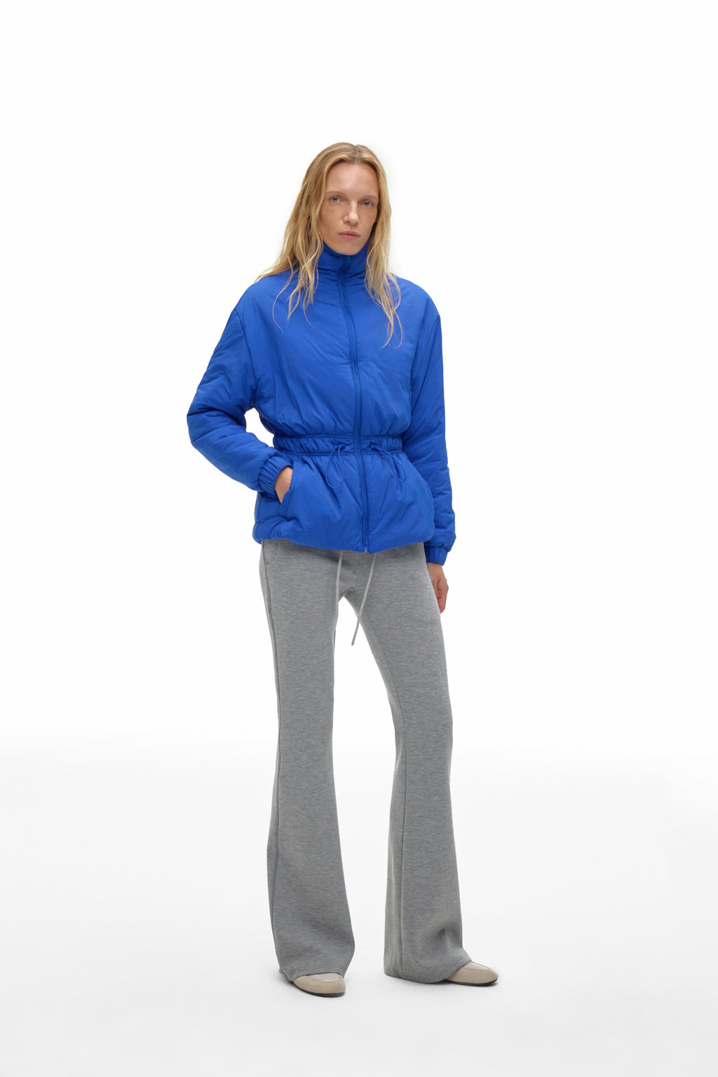 Mid-Rise Flare Pants