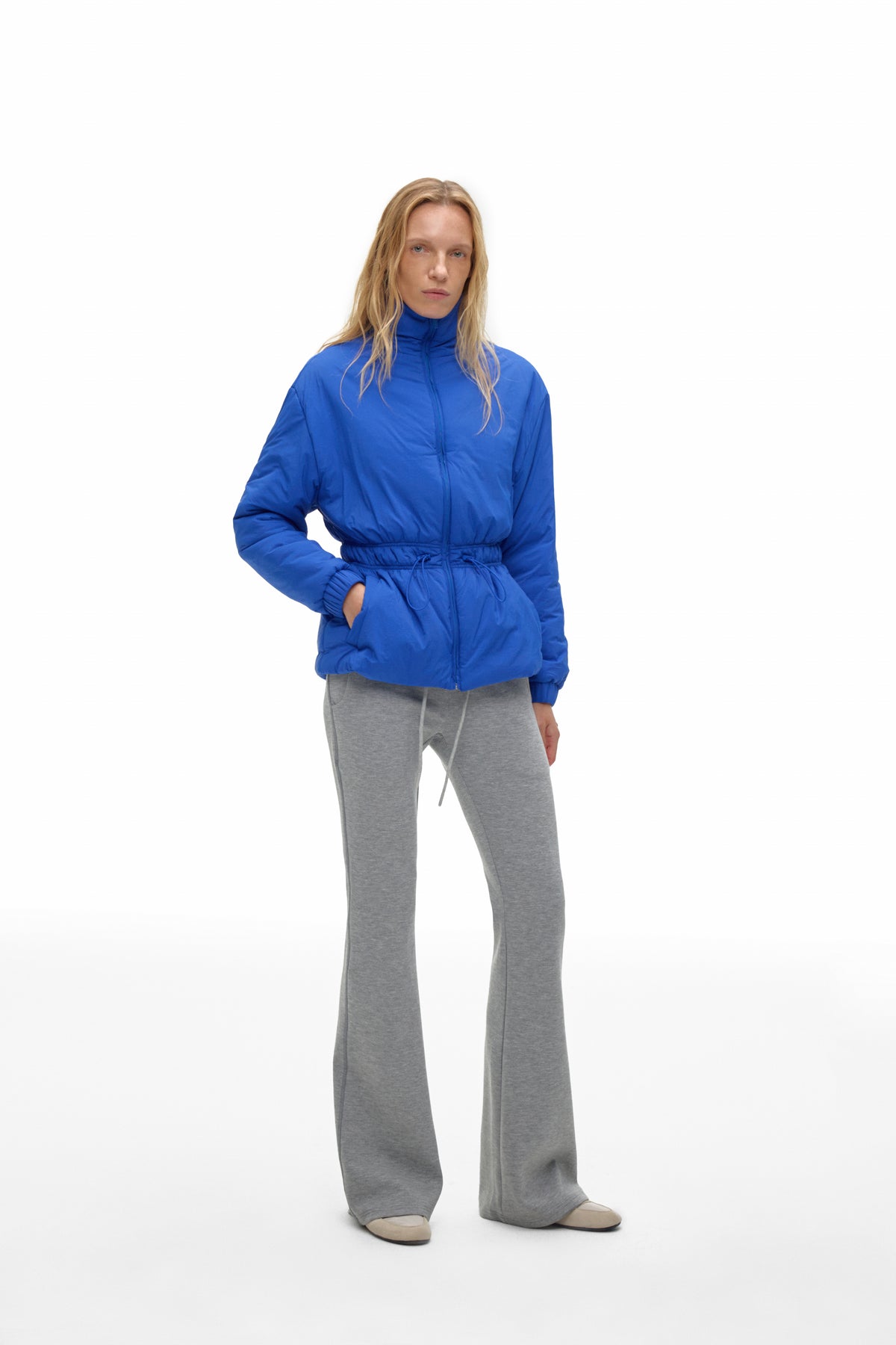 Mid-Rise Flare Pants