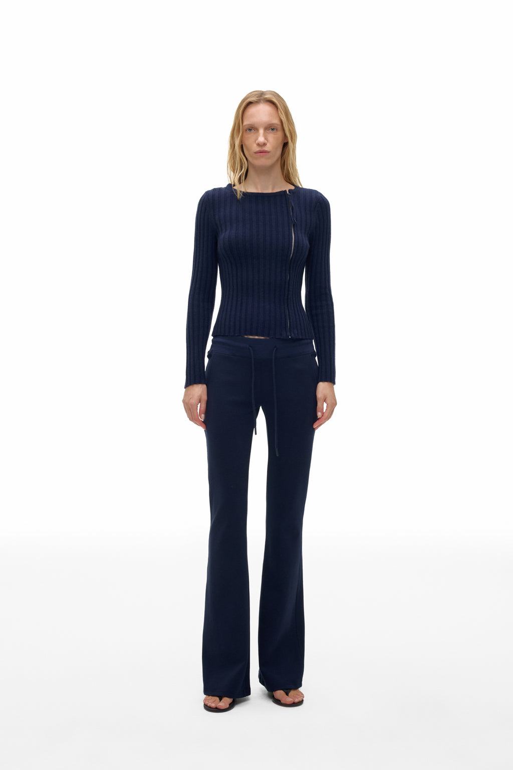 Mid-Rise Flare Pants