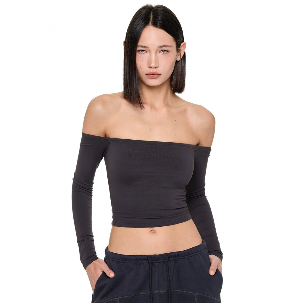 Boat Neck Long-Sleeve Top - main image 2