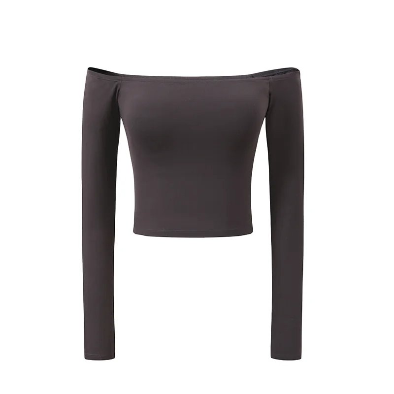 Boat Neck Long-Sleeve Top