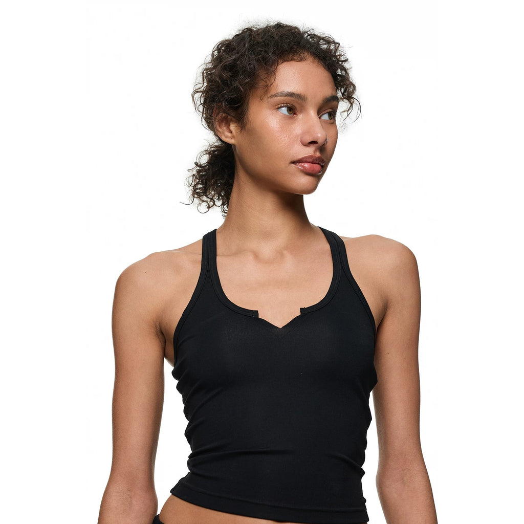 Double-Strap V-Neck Tank Top - main image 2