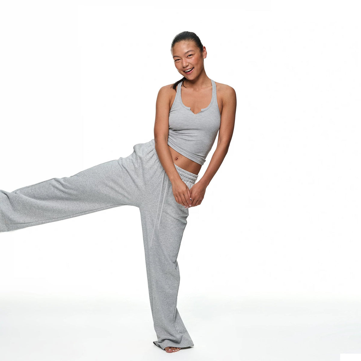 Double-Strap V-Neck Tank Top - main image 4