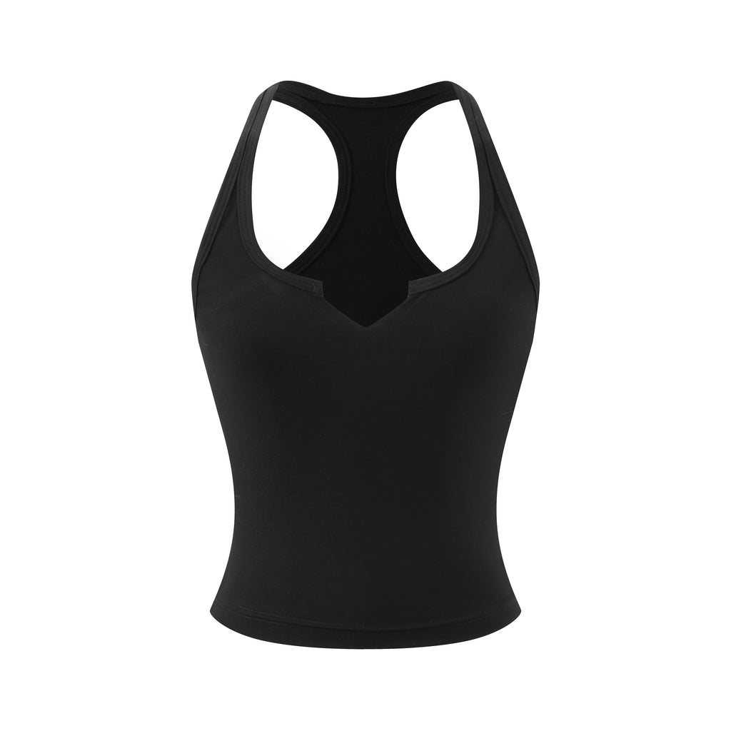 Double-Strap V-Neck Tank Top