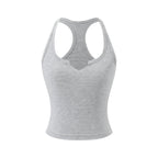 Double-Strap V-Neck Tank Top