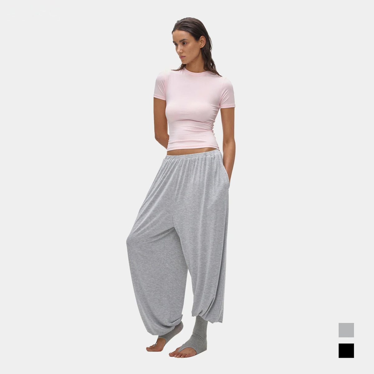 Knit Balloon Pants - main image 1