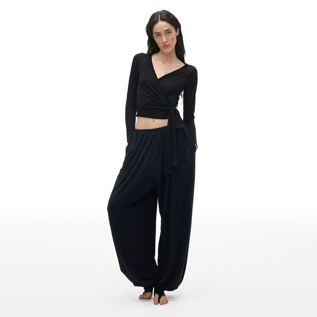 Knit Balloon Pants - main image 5