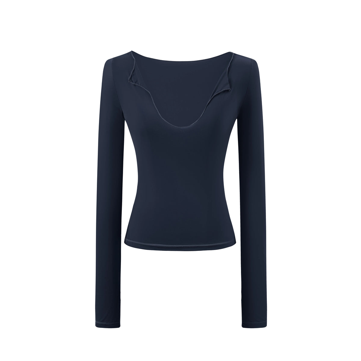 Deep V-Neck Fitted Tee