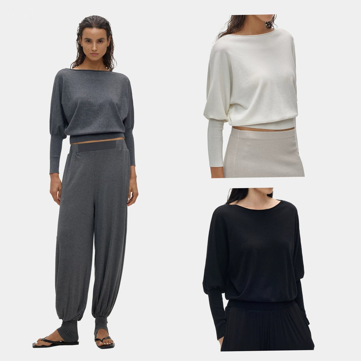 Boat Neck Sweater - main image 1