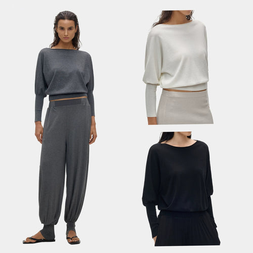 Boat Neck Sweater - main image 1