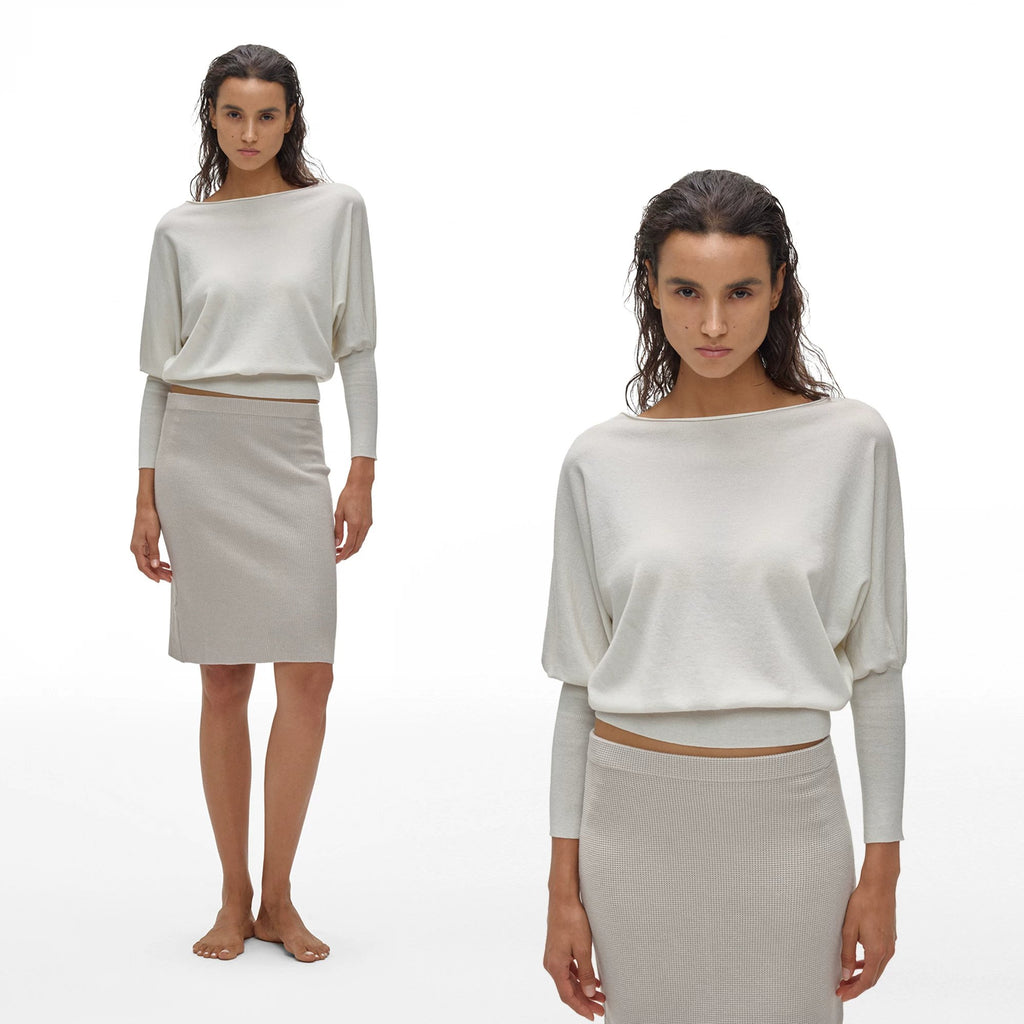 Boat Neck Sweater - main image 2