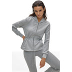 Two-Way Cinched-Waist Sweatshirt - main image 3