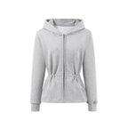 Two-Way Cinched-Waist Sweatshirt