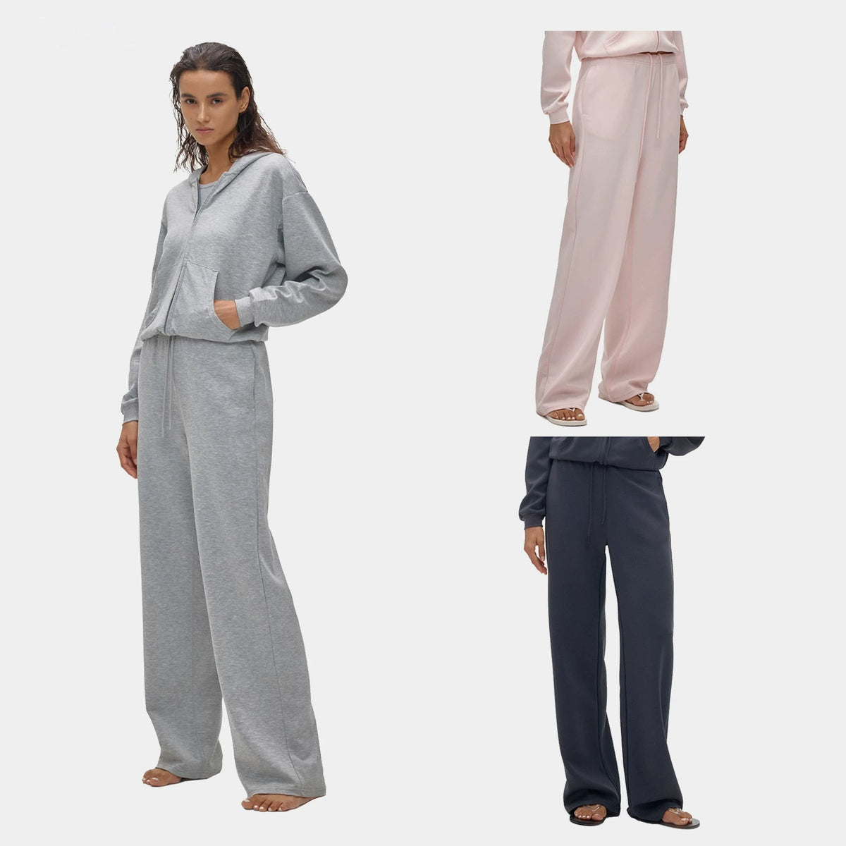 Straight-Leg Sweatpants - main image 1
