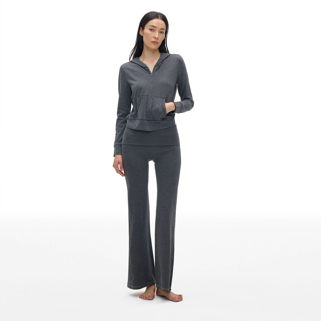 Foldover Waist Knit Pants - main image 2