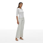 Foldover Waist Knit Pants - main image 5