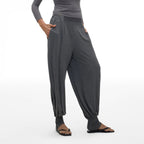 Tape-Trim Balloon Pants - main image 2