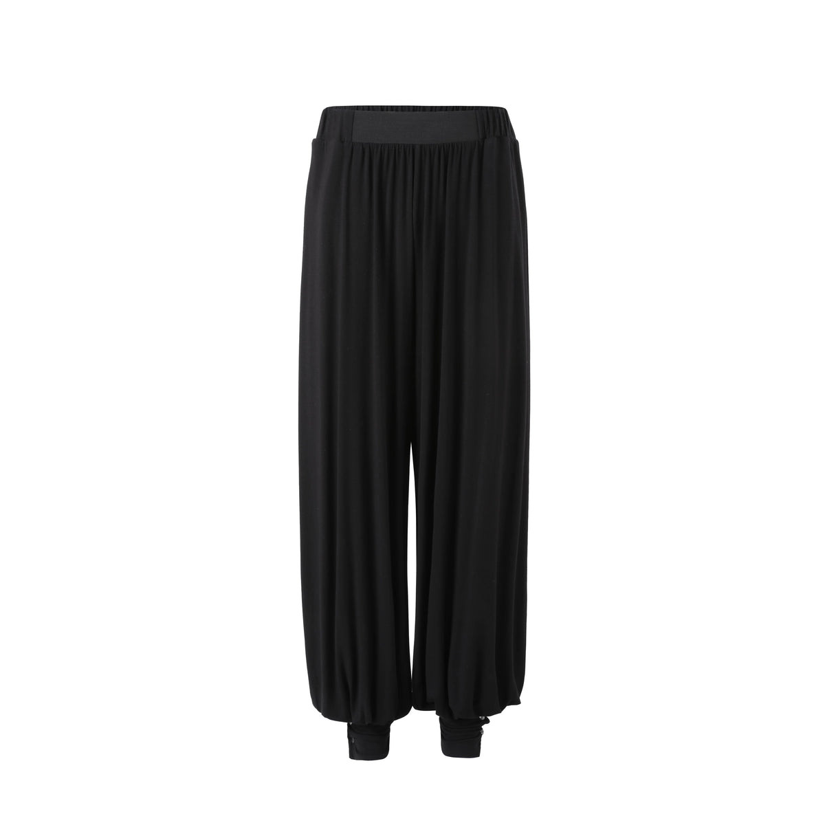 Tape-Trim Balloon Pants