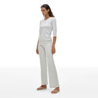 V-Neck Rolled-Edge Tee - main image 2
