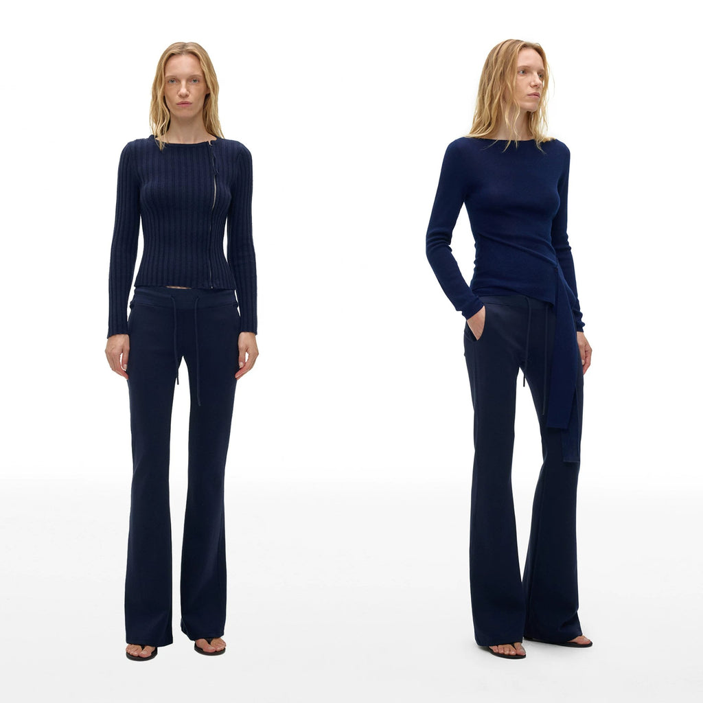 Mid-Rise Flare Pants - main image 2