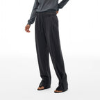 Two-Way Brushed Knit Pants - main image 2